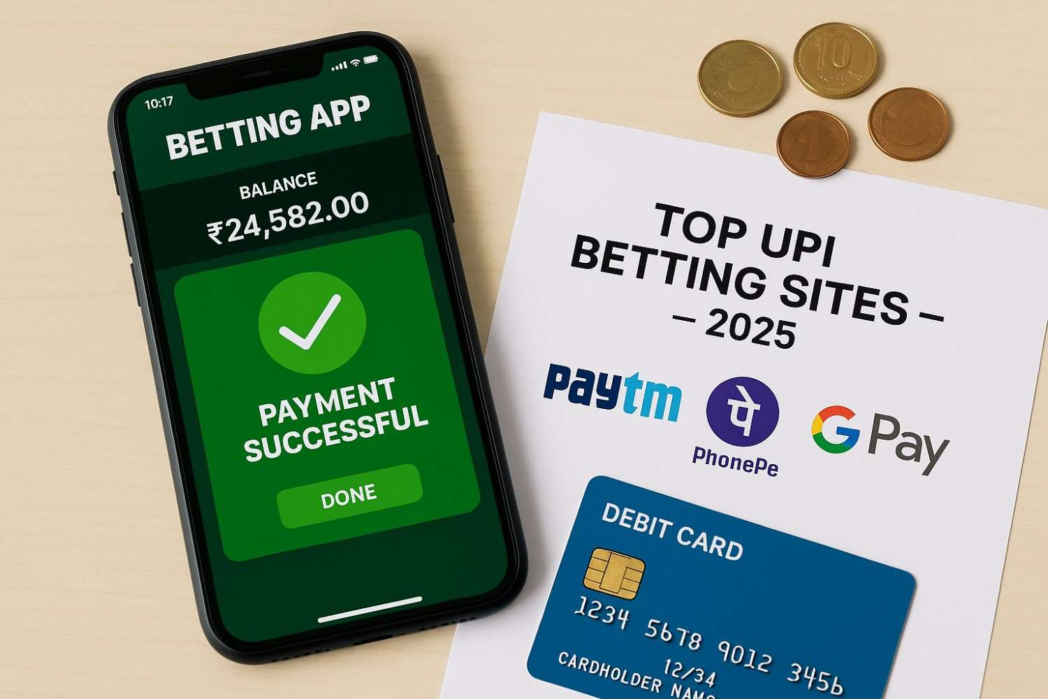 UPI betting sites in India with instant deposit options