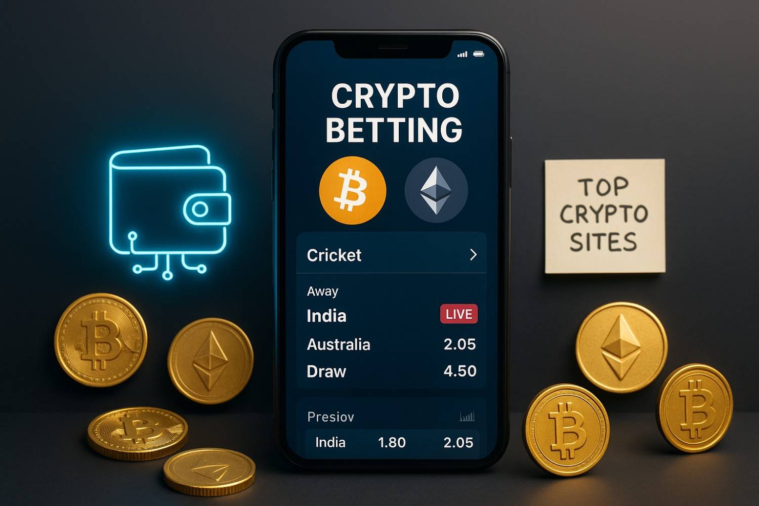 Top crypto betting sites in India