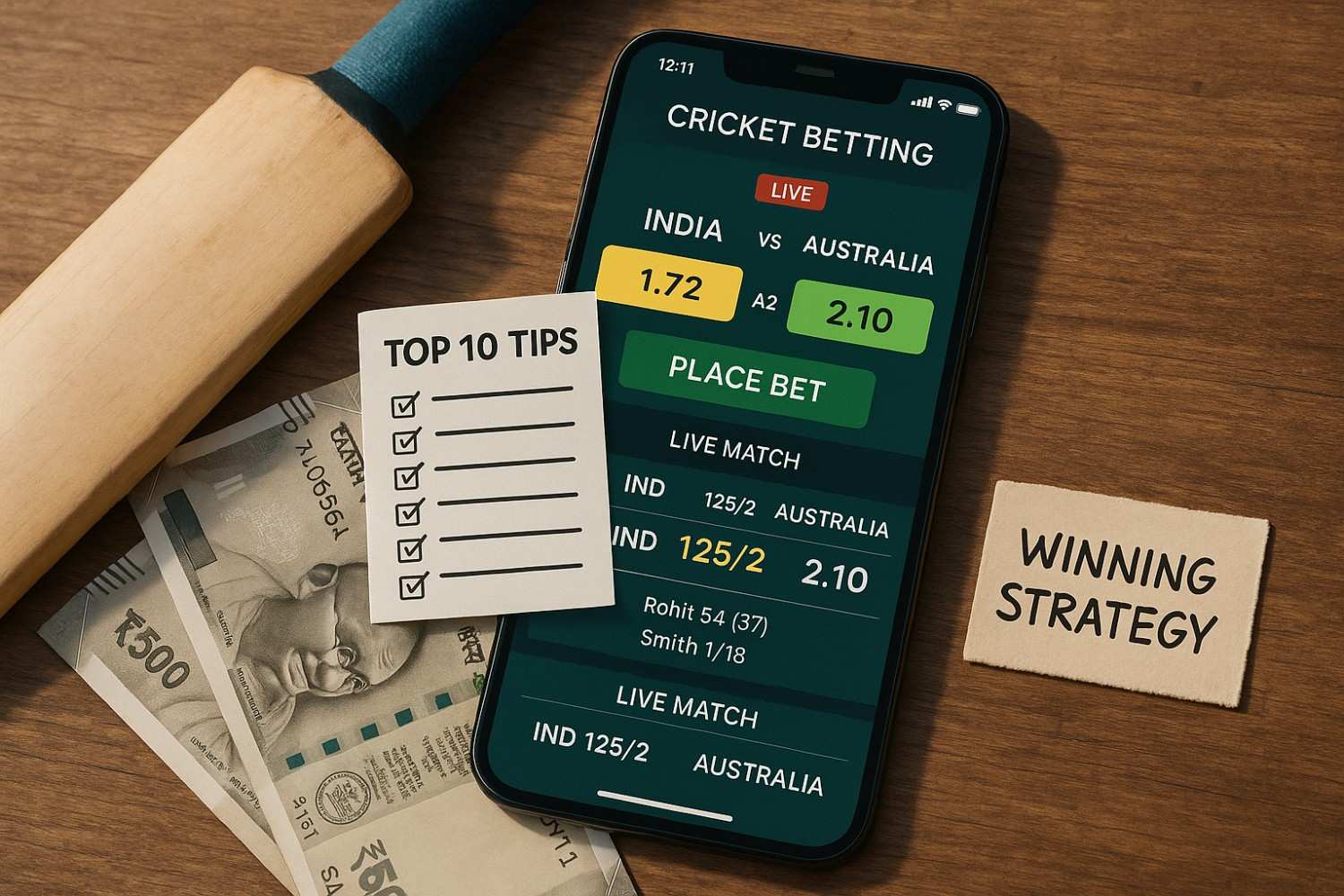 Top cricket betting tips for Indian users