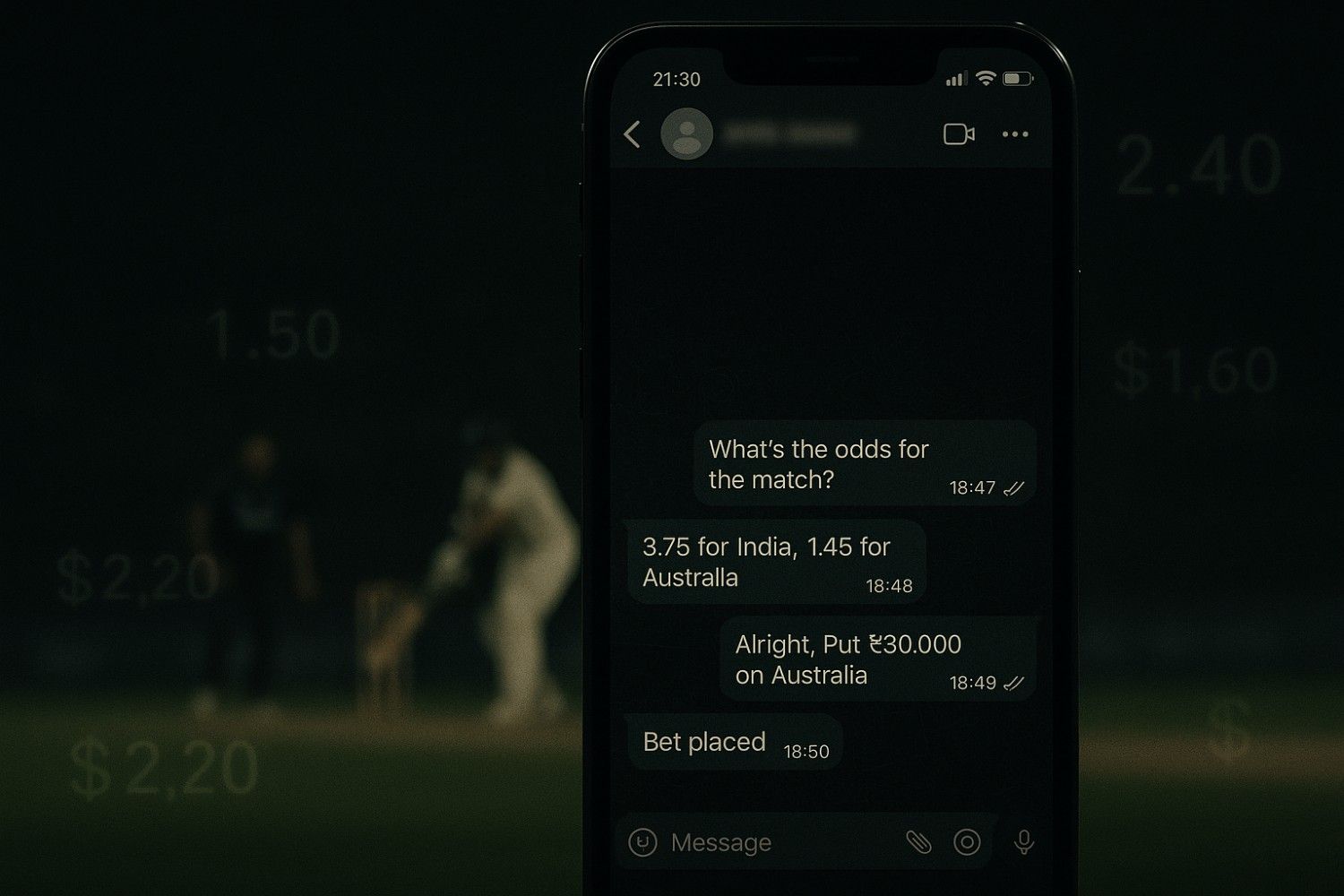 Cricket Bookie WhatsApp Number