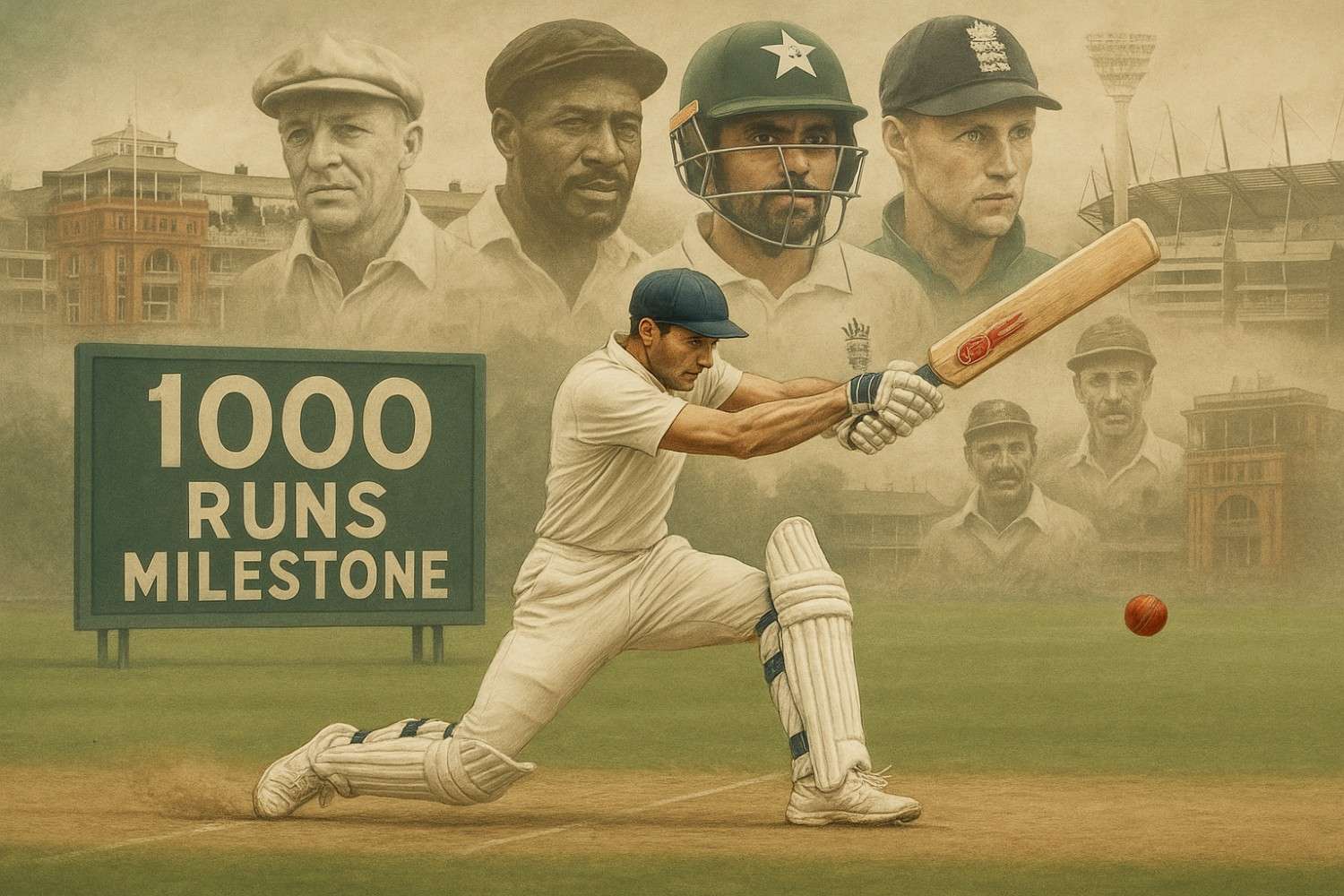Fastest 1000 Runs in Test Cricket