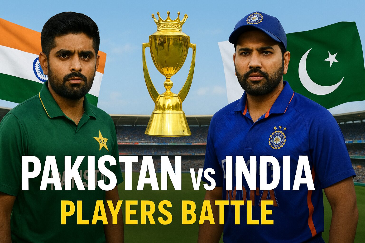 Pakistan national cricket team vs India national cricket team Players